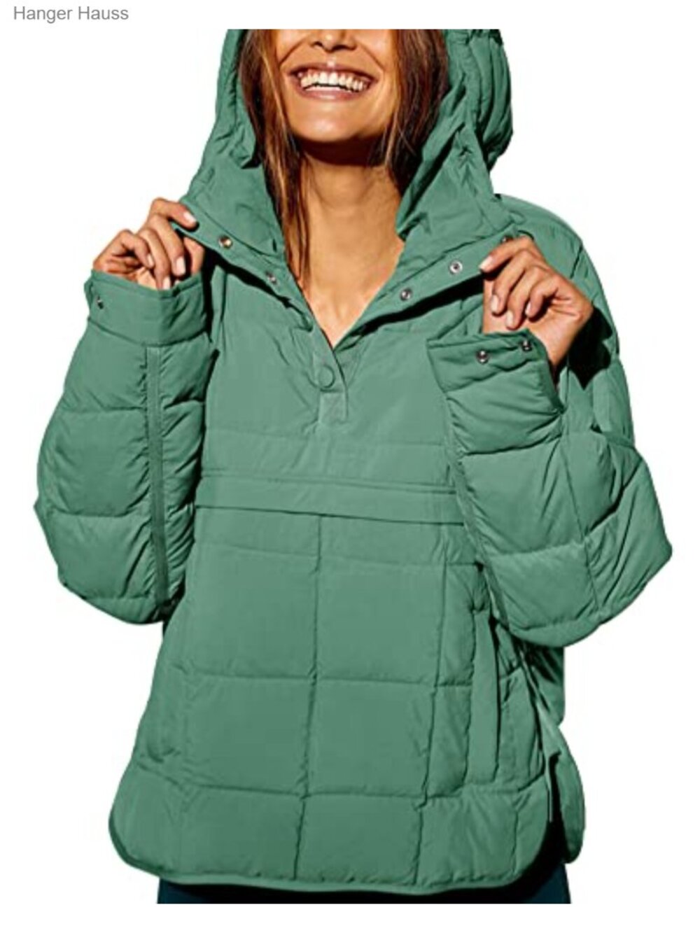 Chouyatou Women's Quilted Pullover Puffer Jacket